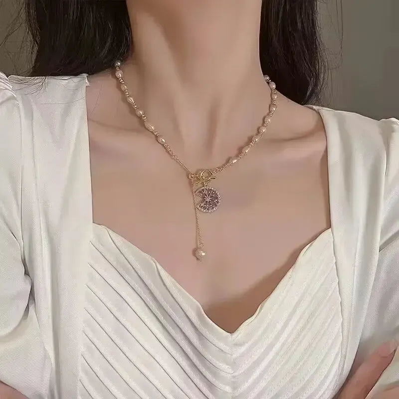 💎☘️2025 luxury french retro necklace