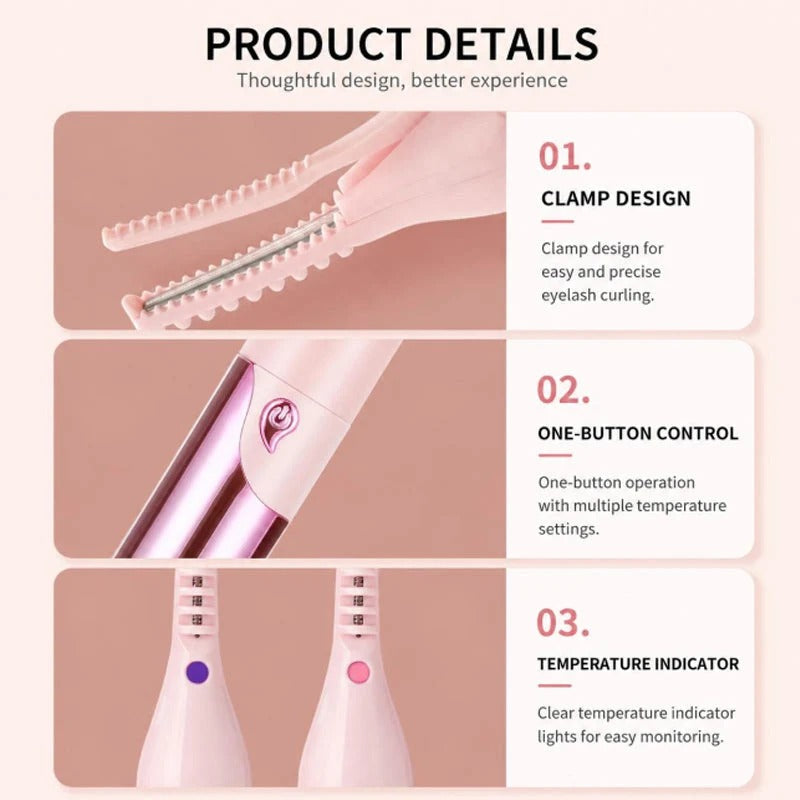 📢📢50% OFF !! ⏰Instant Lift Heated Eyelash Curler