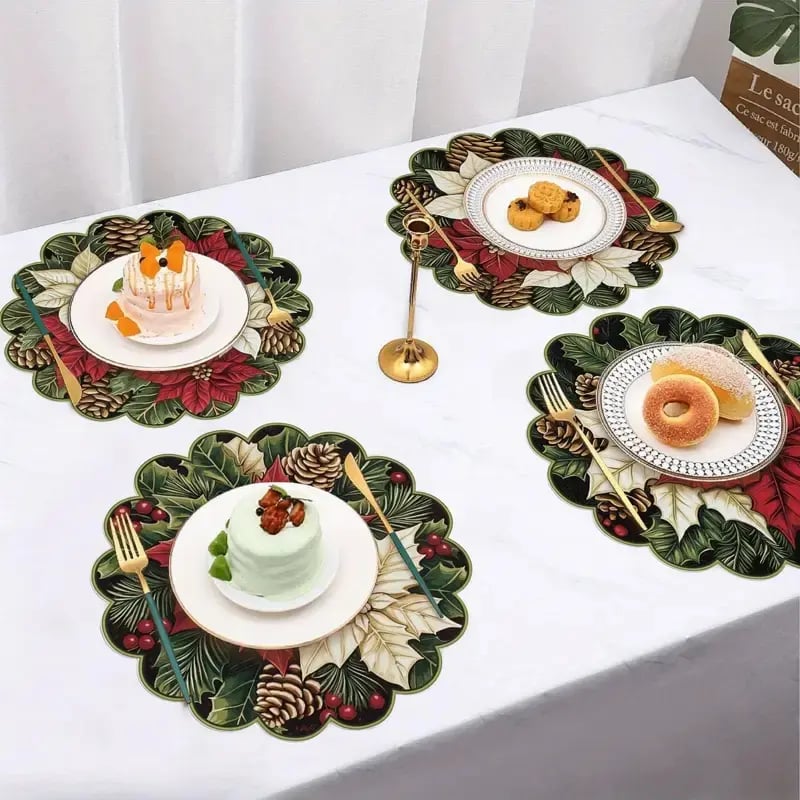 Non-Slip Fabric Table Mats