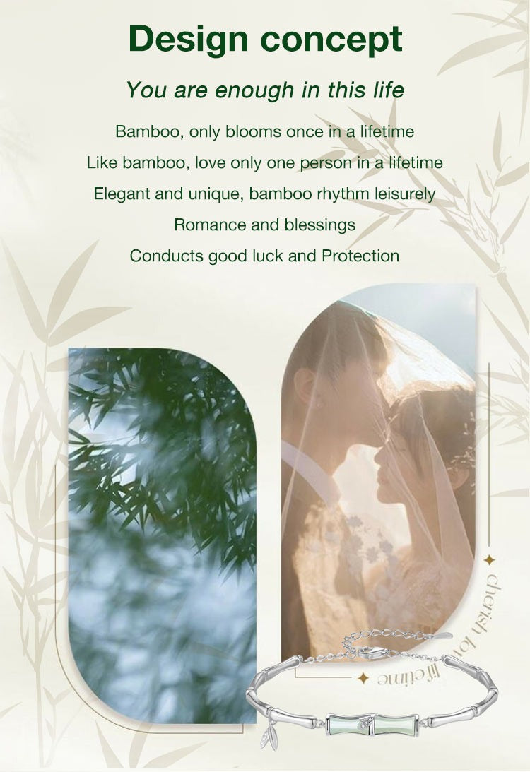 Hetian Jade Bamboo Segment Bracelet