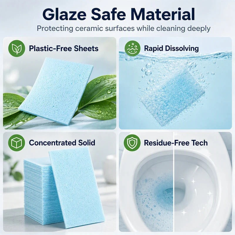 🚽 50% OFF NOW! ✨ Quick-Dissolving Toilet Cleaning Sheets – Fresh, Easy & Effective Cleaning