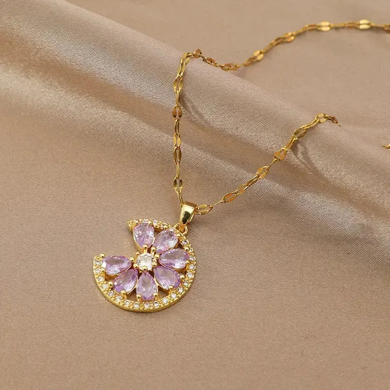 💎☘️2025 luxury french retro necklace