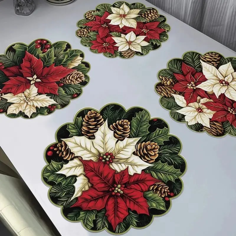 Non-Slip Fabric Table Mats