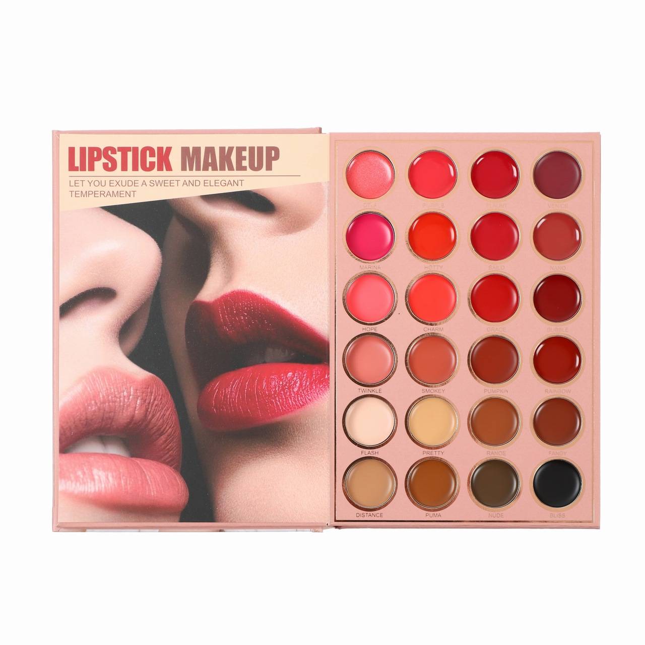 67 colors of pearlescent matte eyeshadow, lip gloss, highlight blush, contouring, multifunctional book-shaped eyeshadow palette